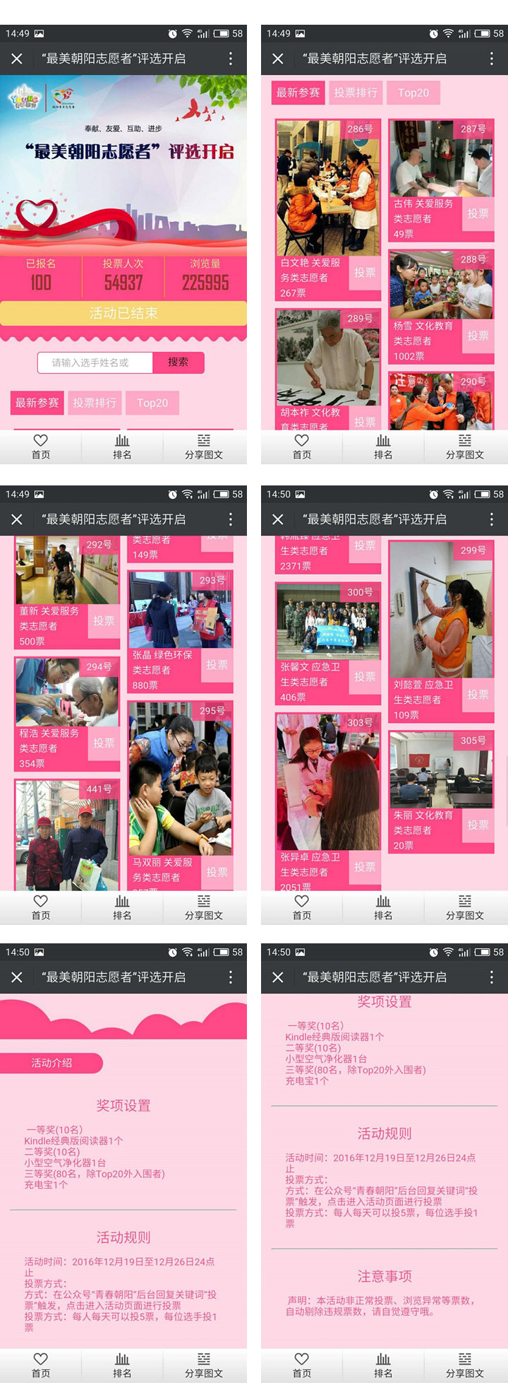 “最美朝阳志愿者”微信投票评选活动微信投票活动案例 “最美朝阳志愿者”微信投票评选活动微信投票活动案例